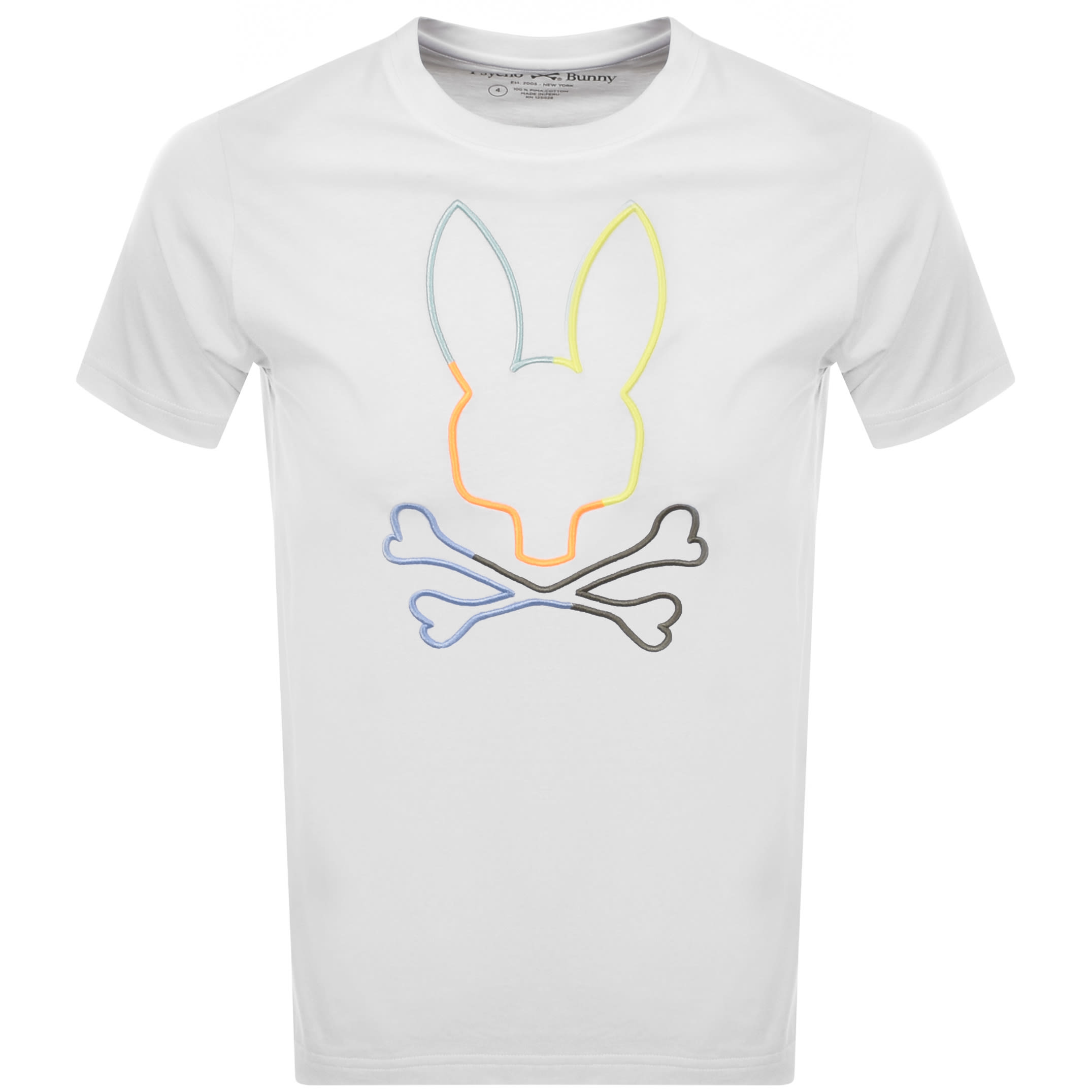 Alternative Image for ProductPsycho Bunny Sheffield Logo T Shirt White1